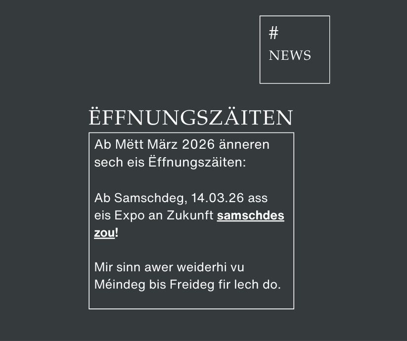 Neue Öffnungszeiten